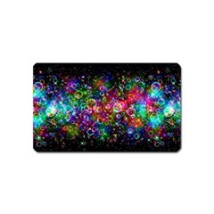 Psychedelic Bubbles Abstract Magnet (name Card)