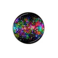 Psychedelic Bubbles Abstract Hat Clip Ball Marker (4 Pack) by Modalart