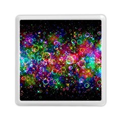 Psychedelic Bubbles Abstract Memory Card Reader (square) by Modalart