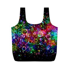 Psychedelic Bubbles Abstract Full Print Recycle Bag (m) by Modalart