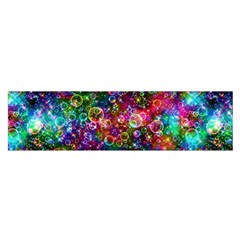 Psychedelic Bubbles Abstract Oblong Satin Scarf (16  X 60 ) by Modalart