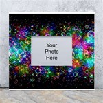 Psychedelic Bubbles Abstract White Wall Photo Frame 5  x 7  Front