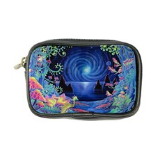 Psychedelic Mushrooms Psicodelia Dream Blue Coin Purse by Modalart