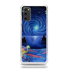 Psychedelic Mushrooms Psicodelia Dream Blue Samsung Galaxy S20 6 2 Inch Tpu Uv Case by Modalart