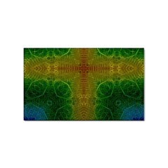 Psychedelic Screen Trippy Sticker Rectangular (10 Pack) by Modalart