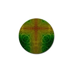 Psychedelic Screen Trippy Golf Ball Marker by Modalart