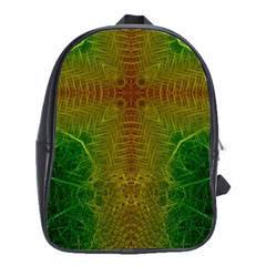 Psychedelic Screen Trippy School Bag (large)