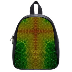 Psychedelic Screen Trippy School Bag (small) by Modalart