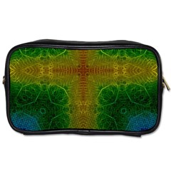 Psychedelic Screen Trippy Toiletries Bag (two Sides)