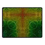 Psychedelic Screen Trippy Fleece Blanket (Small) 50 x40  Blanket Front