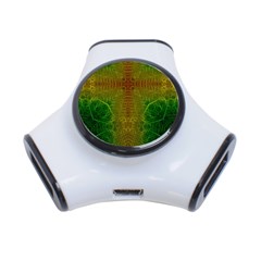 Psychedelic Screen Trippy 3-port Usb Hub by Modalart