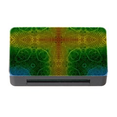 Psychedelic Screen Trippy Memory Card Reader With Cf by Modalart