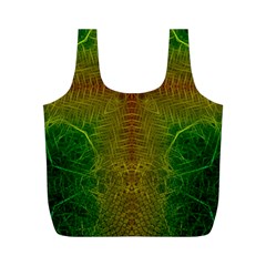 Psychedelic Screen Trippy Full Print Recycle Bag (m) by Modalart