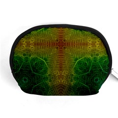 Psychedelic Screen Trippy Accessory Pouch (medium) by Modalart