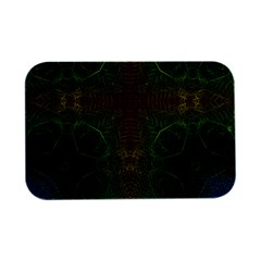 Psychedelic Screen Trippy Open Lid Metal Box (silver)   by Modalart