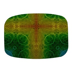 Psychedelic Screen Trippy Mini Square Pill Box by Modalart