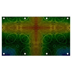 Psychedelic Screen Trippy Banner And Sign 7  X 4  by Modalart