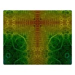 Psychedelic Screen Trippy Premium Plush Fleece Blanket (Large) 80 x60  Blanket Front