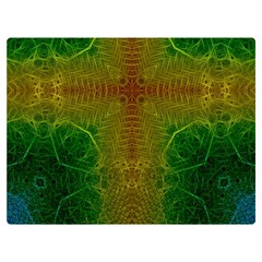 Psychedelic Screen Trippy Premium Plush Fleece Blanket (extra Small) by Modalart