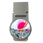 Artistic Psychedelic Art Money Clips (Round)  Front