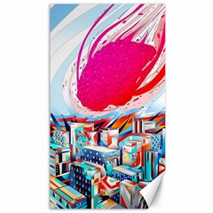 Artistic Psychedelic Art Canvas 40  X 72  by Modalart