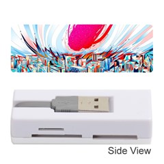 Artistic Psychedelic Art Memory Card Reader (stick) by Modalart