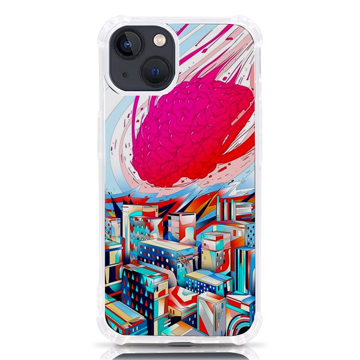 Artistic Psychedelic Art iPhone 13 TPU UV Print Case