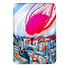 Artistic Psychedelic Art Rectangular Glass Fridge Magnet (4 Pack)