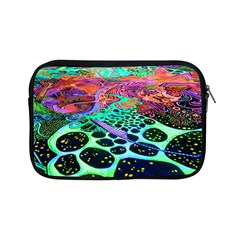 Psychedelic Blacklight Drawing Shapes Art Apple Ipad Mini Zipper Cases by Modalart