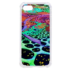 Psychedelic Blacklight Drawing Shapes Art Iphone Se by Modalart