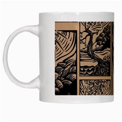 Artistic Psychedelic White Mug by Modalart