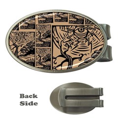 Artistic Psychedelic Money Clips (oval)  by Modalart