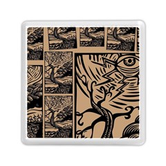 Artistic Psychedelic Memory Card Reader (square) by Modalart