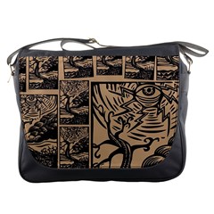 Artistic Psychedelic Messenger Bag by Modalart