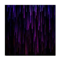 Stars Are Falling Electric Abstract Tile Coaster by Modalart