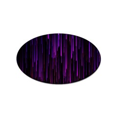 Stars Are Falling Electric Abstract Sticker Oval (10 Pack)