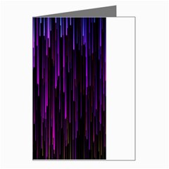 Stars Are Falling Electric Abstract Greeting Card by Modalart