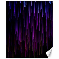 Stars Are Falling Electric Abstract Canvas 16  X 20  by Modalart