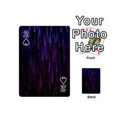 Stars Are Falling Electric Abstract Playing Cards 54 Designs (mini) by Modalart