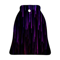 Stars Are Falling Electric Abstract Ornament (bell) by Modalart