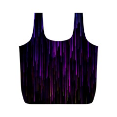 Stars Are Falling Electric Abstract Full Print Recycle Bag (m) by Modalart