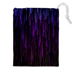 Stars Are Falling Electric Abstract Drawstring Pouch (5xl) by Modalart