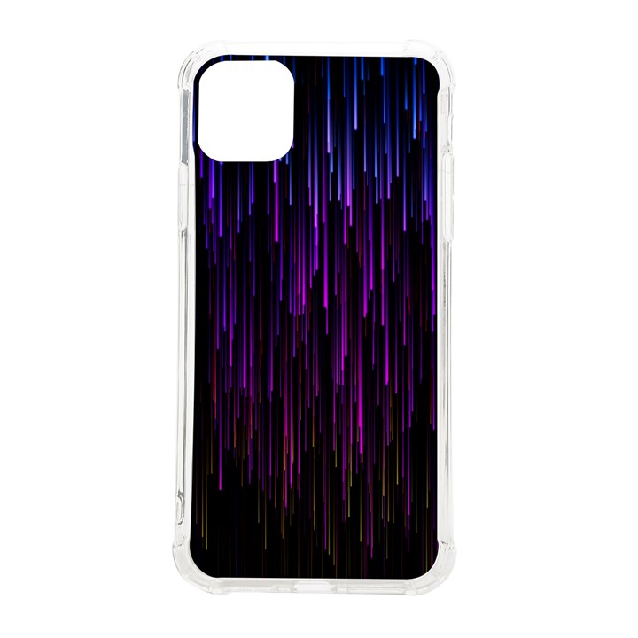 Stars Are Falling Electric Abstract iPhone 11 Pro Max 6.5 Inch TPU UV Print Case