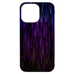 Stars Are Falling Electric Abstract Iphone 14 Pro Max Black Uv Print Case by Modalart