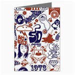 Artistic Psychedelic Doodle Greeting Cards (Pkg of 8) Left