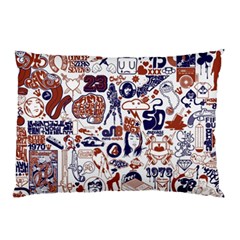 Artistic Psychedelic Doodle Pillow Case by Modalart