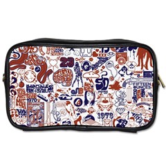 Artistic Psychedelic Doodle Toiletries Bag (two Sides)