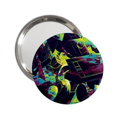 Artistic Psychedelic Abstract 2.25  Handbag Mirrors