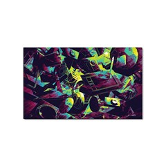 Artistic Psychedelic Abstract Sticker Rectangular (10 Pack) by Modalart