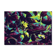 Artistic Psychedelic Abstract Sticker A4 (10 Pack) by Modalart